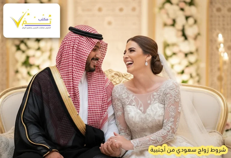 شروط زواج سعودي من أجنبية