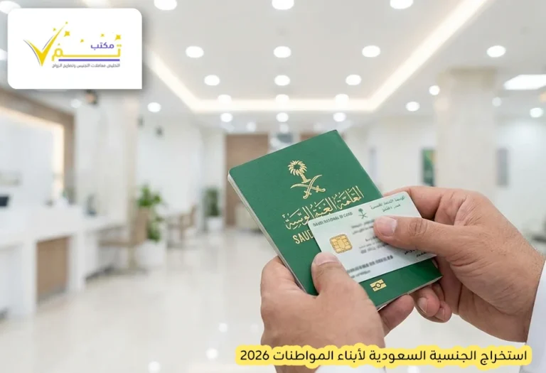 استخراج الجنسية السعودية لأبناء المواطنات 2026