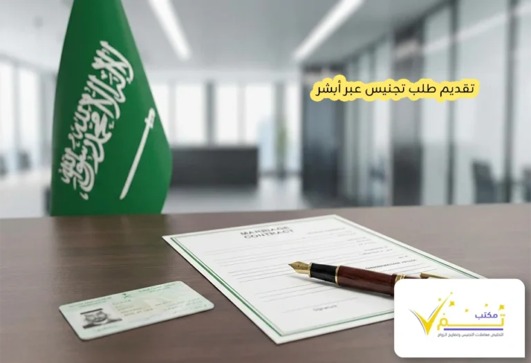 تقديم طلب تجنيس عبر أبشر