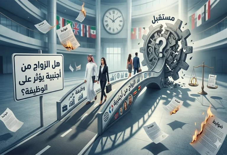 هل الزواج من أجنبية يؤثر على الوظيفة