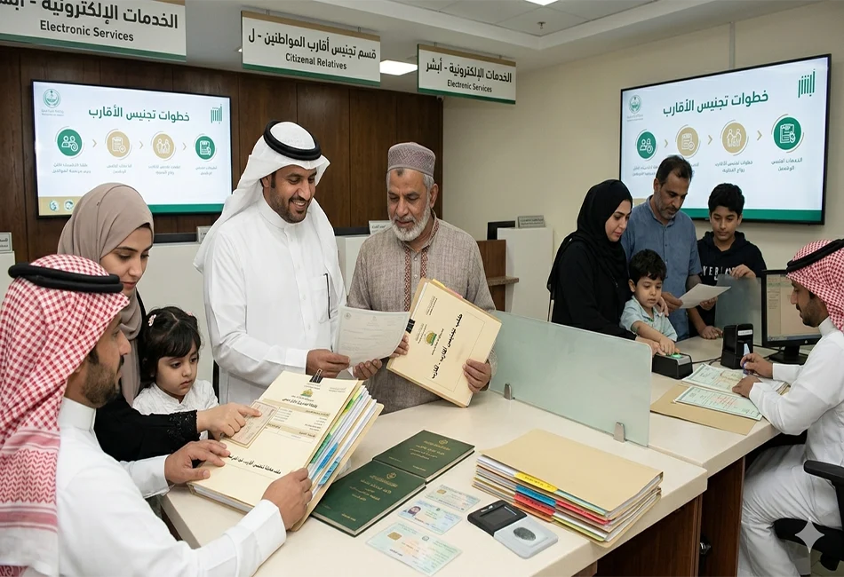 تجنيس الأقارب من غير السعوديين